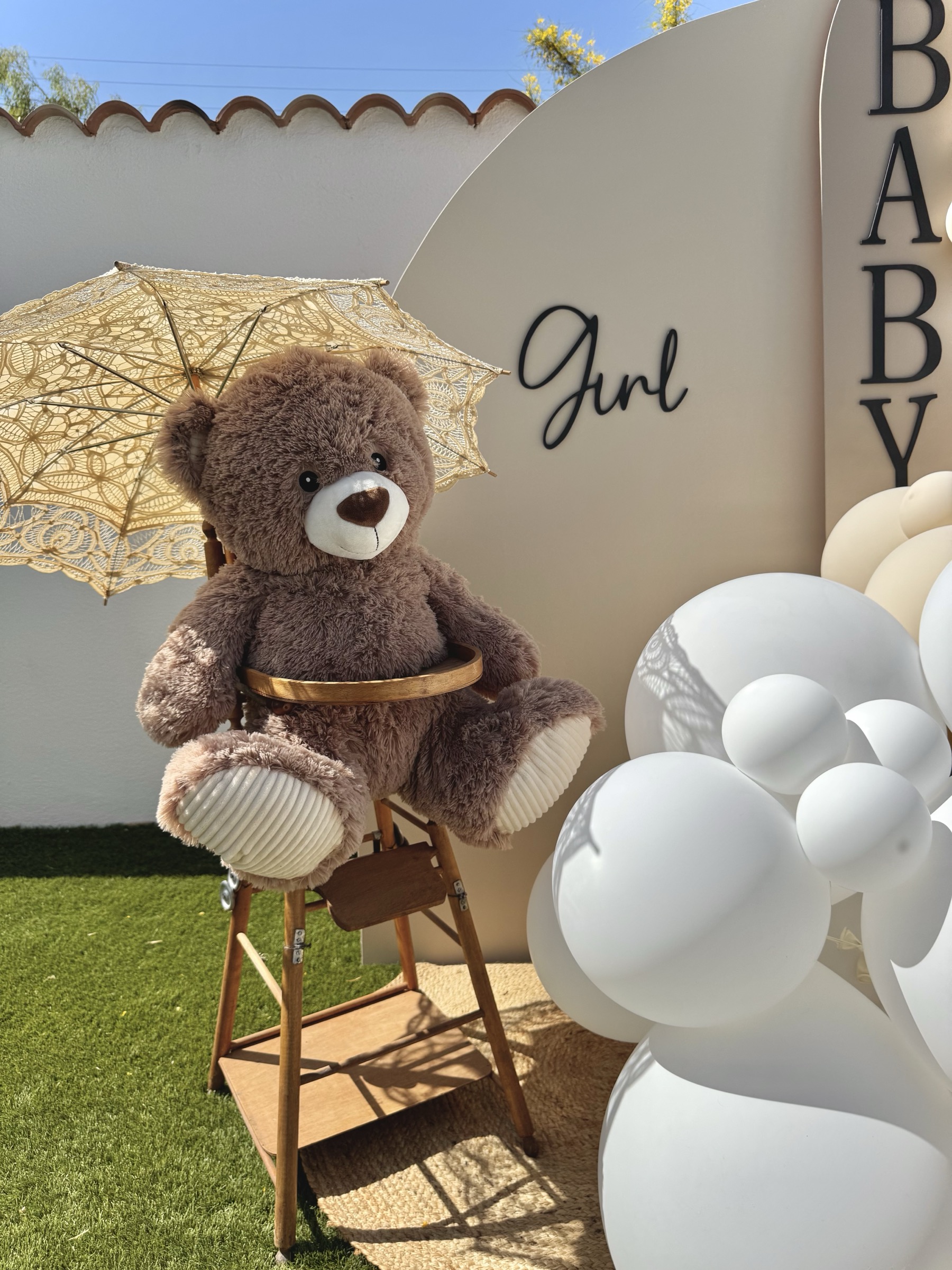 Décoration gender reveal Provence — oursons et éléments doux, Décore tes rêves