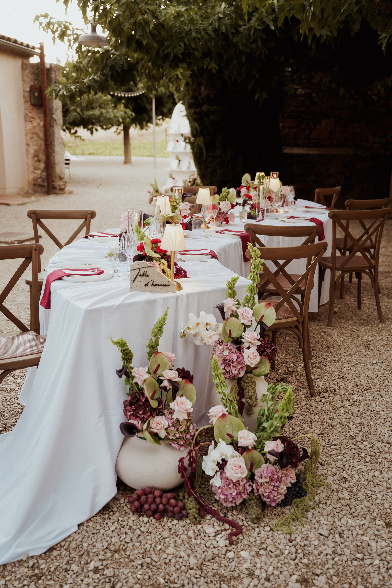 Mariage à Les Terres Saint-Hilaire, Pourrières — décoration par Décore tes rêves